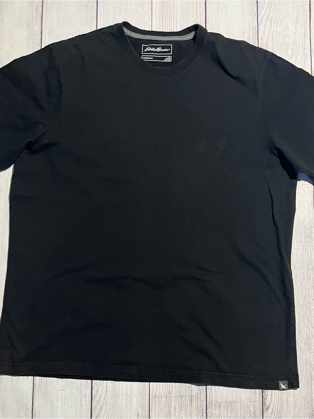 Eddie Bauer Black Crew Neck Short Sleeve Tee XL